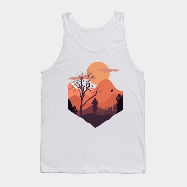 Enjoy Your Vacation Tank Top by PRABANGKARA DESIGN